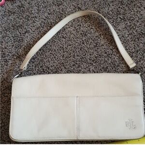 Soft Subtle Signature Ralph Lauren Shoulder Bag